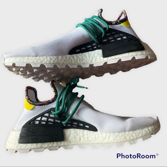 π₯ π Like New π Adidas Pharrell Williams Human Race Sneakers Shoes ~ Size 9 π₯ - Picture 4 of 11